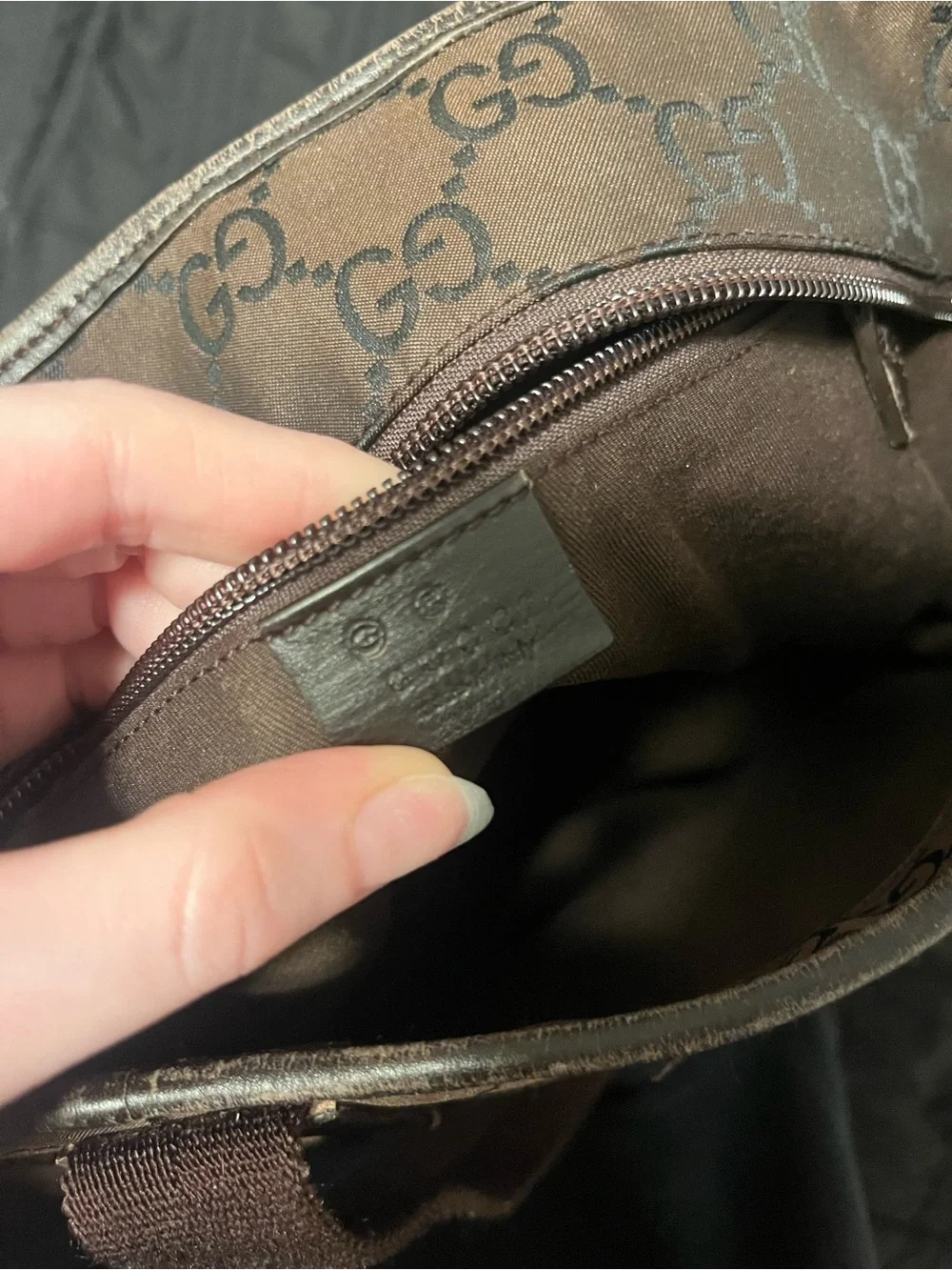 Gucci monogram canvas